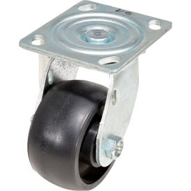 Vestil CST-VE Swivel Caster 4" Dia. x 2"W Glass Filled Nylon 800 lb. Capacity Black 