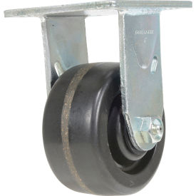 Vestil CST-VE Rigid Caster 4" Dia. x 2"W Phenolic 800 lb. Capacity Black 