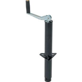 Vestil Steel Top Crank Trailer Jack 5"L x 9-3/4"W x 26"H 2000 lb. Capacity Black 