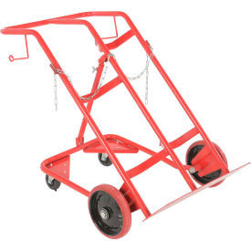 Vestil Economy 4-Wheel Double Cylinder Hand Truck CYHT-350 350 Lb. Capacity
