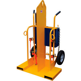 Steel Fire Proof Welding Torch Cart, 500 lb Capacity view 2