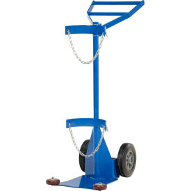 Vestil Manufacturing CYL-DLX-1-HR Deluxe Cylinder Transport Dolly CYL-DLX-1-HR with Hard Rubber Wheels image.
