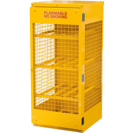 Vestil Knockdown Cylinder Storage Cabinet 32"W x 30"D x 68-1/4"H Horizontal 8 Cylinder Cap. 