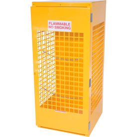 Vestil Cylinder Storage Cabinet 32"W x 30"D x 68-1/4"H Vertical 5-10 Cylinder Capacity 