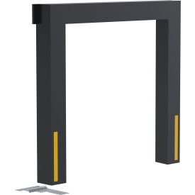 Dock Seal 13" Projection, 8'W x 8'H Door Opening, Black view 2