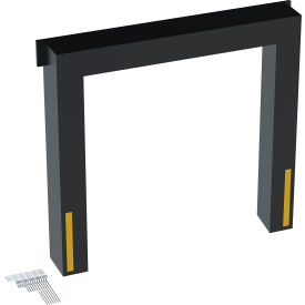 Dock Seal 18" Projection, 8'W x 8'H Door Opening, Black view 2