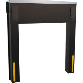 Vestil Manufacturing D-150/650-20 Vestil™ Dock Seal/Shelter Combination, 40 oz. Cap., 20" Projection, 9-1/2W x 10-1/2H, Black image.