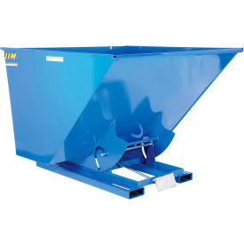 Vestil Steel Medium Duty D-Style Self Dumping Hopper 2-1/2 Cu. Yd. 4000 lb. Capacity Blue 