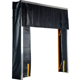 Vestil Manufacturing D-520-24 Vestil™ Retractable Dock Shelter, 40 oz. Capacity, 24" Projection, 11W x 11H, Black image.