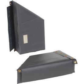 Vestil Dock Seal Draft Blocker 24" L x 13"W x 6"H Black/Yellow 