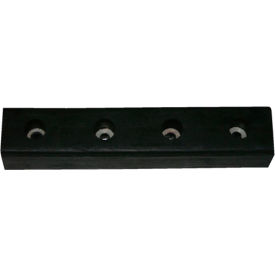 Global Industrial B184086 Global Industrial™ High-Impact Hardened Molded Dock Bumper - 20"L x 4.5"W x 3"H - Sold Each image.