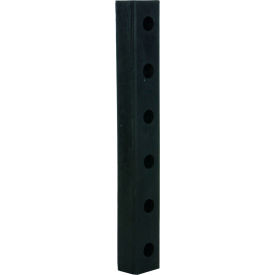 Molded Dock Bumper Rectangular 30Wx4-1/2H Black