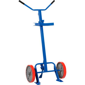 2-Wheel Steel Barrel/Drum Truck, Poly-On-Steel Wheels, 800 lb Capacity view 2