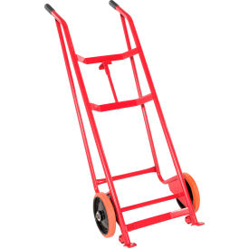 2-Wheel Steel Barrel/Drum Truck, Polyurethane Wheels, 800 lb. Capacity view 2
