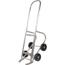 4-Wheel Stainless Steel Drum Truck, Nylon Wheels, 1000 lb Capacity view 2
