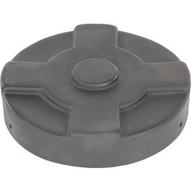Vestil Low Density Polyethylene Drum Cover For 30 Gallon Closed Head Drum Black 