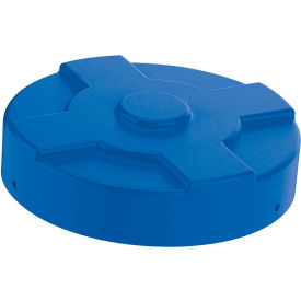 Low Density Polyethylene Drum Cover For 55 Gallon Closed Head Drum, Blue view 2