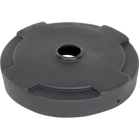 Low Density Polyethylene Drum Recycling Lid For 55 Gallon Closed Head Drum, Black view 2