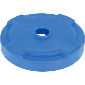 Low Density Polyethylene Drum Recycling Lid For 55 Gallon Closed Head Drum, Blue view 2