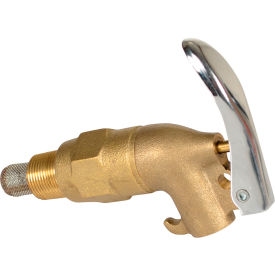 Vestil Brass Manual Drum Faucet with Lockable Handle 3/4" Bung 
