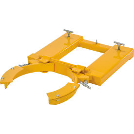 Vestil Manufacturing DGS-A-PSD Vestil™ Adjustable Single Fork Mounted Forklift Drum Gripper, Steel, 1500 lb. Capacity image.