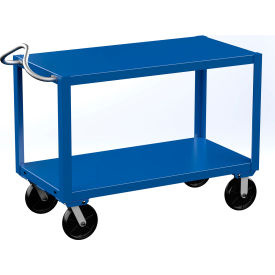 Steel Platform Heavy Duty Ergo Handle Cart, 4000 lb. Cap., 4-1/2"L x 2-1/8"W x 22-1/4"H view 2