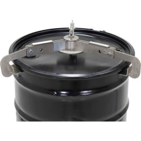 Vestil Manufacturing DL-1000-SS Stainless Steel 3-Point Drum Lifter for 30 and 55 Gallon Drums - 1000 Lb. Capacity image.
