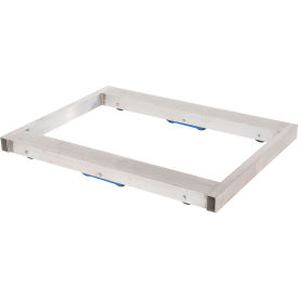 Vestil Aluminum Pallet Dolly with Tilt 48" x 40" 6000 lb. Capacity 