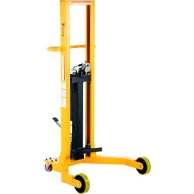 Steel Portable Drum Jack For 55 Gallon Steel & Fiber Drums, 500 lb Capacity view 2
