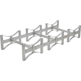 Stackable 3 Drum Rack For 55 Gallon Drum, 2400 lb. Cap., 71-1/2"W x 29-7/8"D x 12-3/4"H view 2