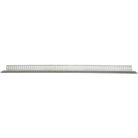 Vestil Steel Zinc Plated E-Track 10L Silver 4 Pack 