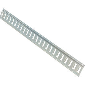 Vestil Steel Zinc Plated E-Track 4L Silver 