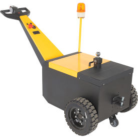 Vestil Manufacturing E-TUG-HD-70 Steel Heavy Duty Electric Powered Tugger W/ Pin Hitch, 7000 lb. Pull Capacity image.