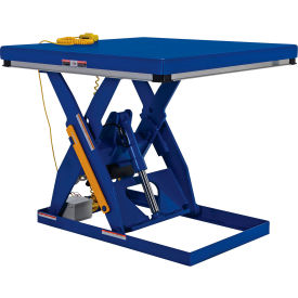 Vestil Steel Electric Hydraulic Lift Table 51"L x 48-3/8"W 1000 Lb. Capacity 