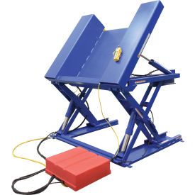 Vestil Manufacturing EHLTGT-5252-4-36 Electric Hydraulic Scissor Ground Lift & Tilt Table 52" x 52" - 4000 Lb. Capacity image.