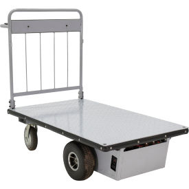 Vestil Steel Electric Material Handling Cart No Sides 57-3/16"L x 28-3/4"W 1000 lb. Cap. 