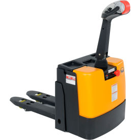 Steel Fully Powered Electric Pallet Truck, 2600 lb. Capacity, 19"W x 40"L Forks view 2