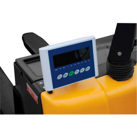 Electric Pallet Truck with Scale, 3000 lb. Capacity, 25"W x 47"L Forks view 2
