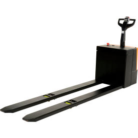 Vestil Steel Electric Pallet Truck with Batteries 4500 lb. Capacity 27"W x 96"L Forks 
