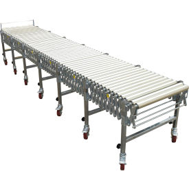 Vestil Manufacturing EXCNV-R-24-24 Vestil™ Expandable Steel Roller Conveyor, 2" Roller Dia. image.