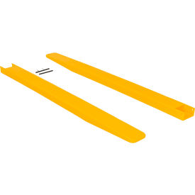 Vestil Polyethylene Fork Blade Protectors 4"W x 60"L Yellow 