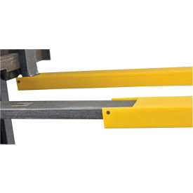 Vestil Manufacturing F5-42 Fork Blade Protectors for 42" Forks Polyethylene - Yellow image.