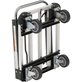Vestil Aluminum Folding Platform Truck 4" Hard Rubber Wheels 28" x 16" 300 lb. Capacity 