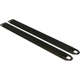 Steel Fork Extensions 6"W x 84"L, 4000 lb. Capacity, Black view 2