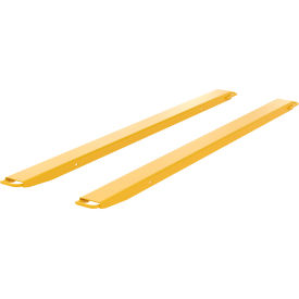 Steel High Strength Fork Extensions, 4"W x 84"L, 4000 lb. Capacity, Yellow view 2
