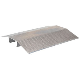 Vestil Fabricated Aluminum Hose & Cable Crossover 2000 lb. Cap. 40" x 48" x 4-3/8" Silver 