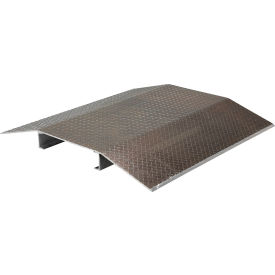 Vestil Fabricated Aluminum Hose & Cable Crossover 2000 lb. Cap. 48" x 48" x 4-3/8" Silver 
