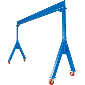 Fixed Steel Gantry Crane with Locking Casters, 15'W X 10'H, 10000 lb. Capacity view 2