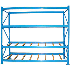 Carton Flow Rack, 3 Levels, 96"W x 48"D x 84"H view 2