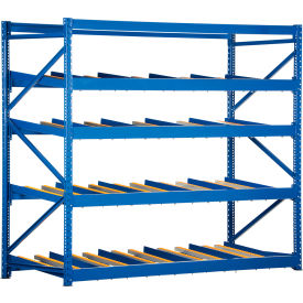 Carton Flow Rack, 4 Levels, 96"W x 48"D x 84"H view 2